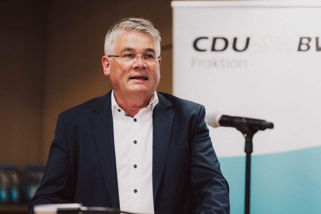 Winfried Mack MdL bei seiner Vorstellungsrede